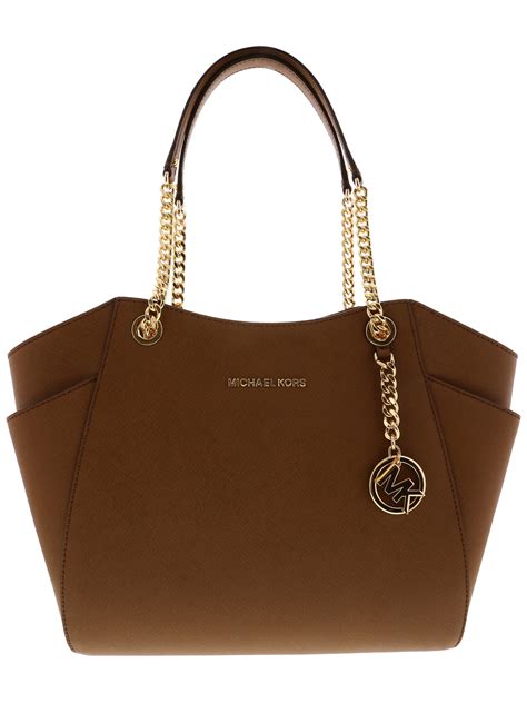 michael kors tote - jet set chain large pocket|Michael Kors large luggage sets.